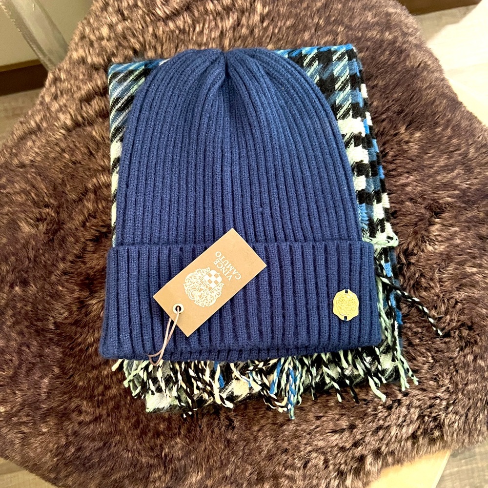 Vince. Hat and Scarf Set